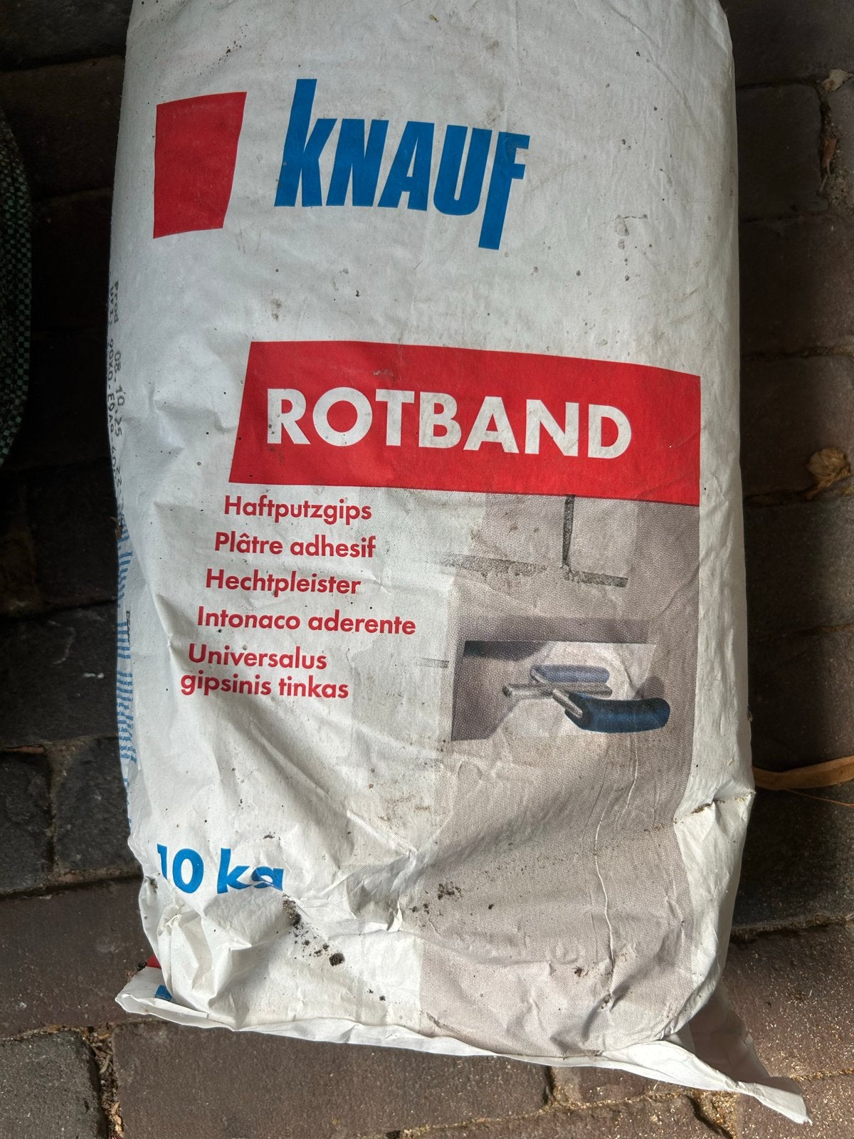 Knauf Rotband Hechtpleister - 10 kg, Ophalen, Nieuw