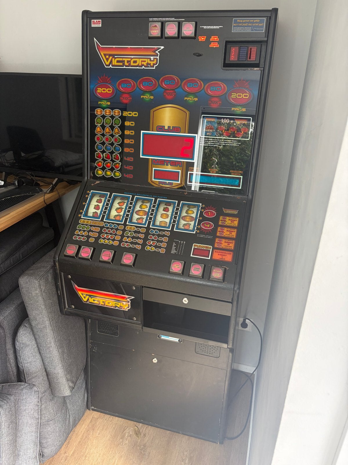 Victory gokkast - Klassieke fruitautomaat, Verzamelen, Automaten | Gokkasten en Fruitautomaten, Euro, Ophalen, Gebruikt