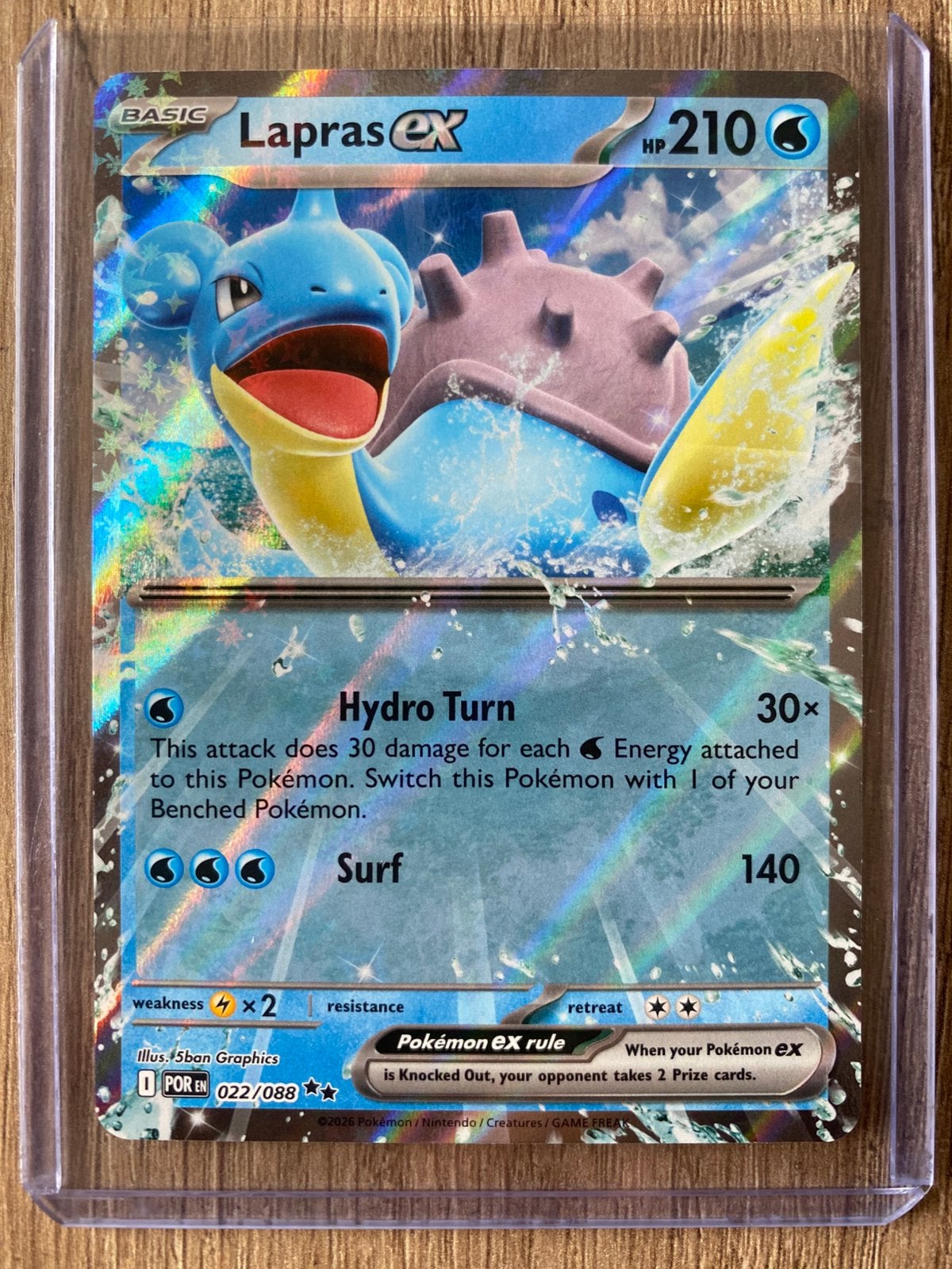 Lapras EX 22/88, Ophalen of Verzenden, Zo goed als nieuw, Losse kaart