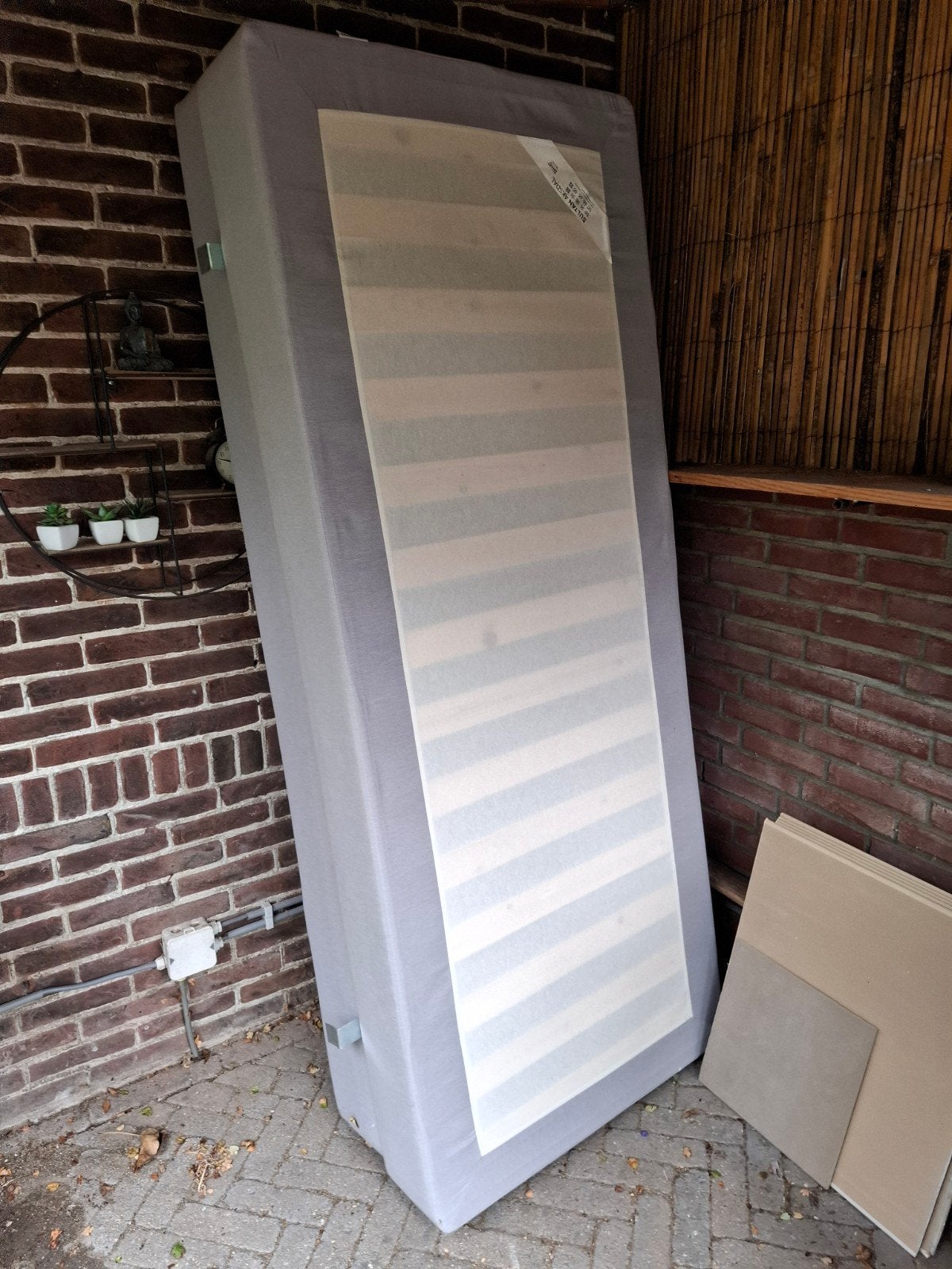 IKEA SULTAN AKSDAL 2 stuks lattenbodem 80x200 cm incl poten, Ophalen, Gebruikt, Eenpersoons, 80 cm