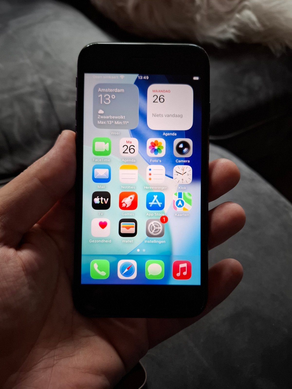 iphone se 2022 64 gb, Telecommunicatie, Ophalen of Verzenden, Zwart, 64 GB, IPhone SE (2022)
