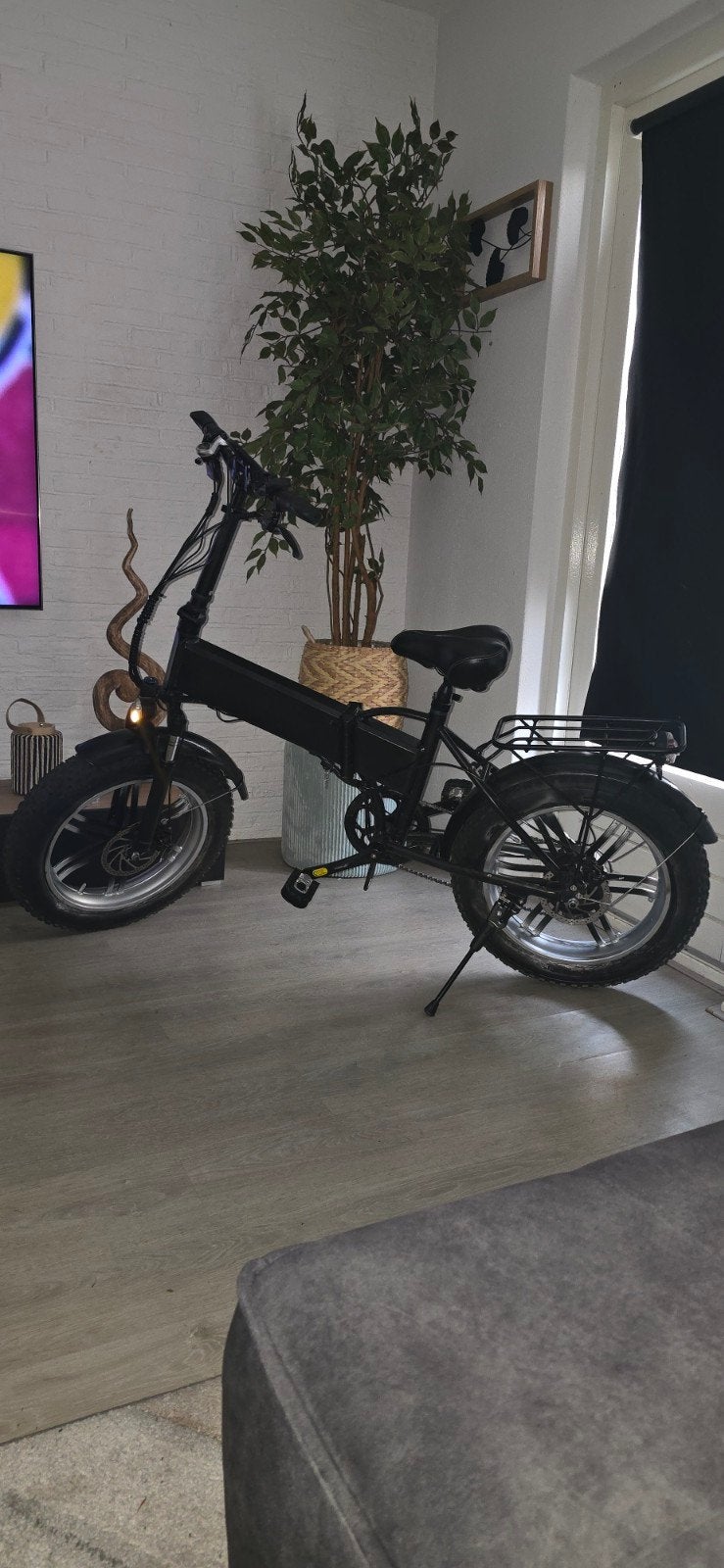 Stoere opvouwbare elektrische fatbike met dikke banden, Overige merken, Gebruikt, Ophalen of Verzenden, Minder dan 47 cm