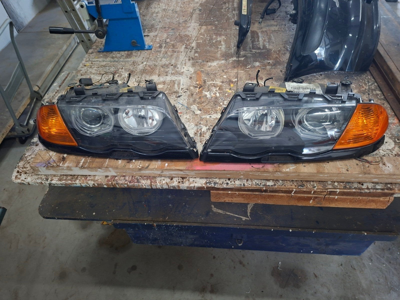 Koplampen E46 bmw 3 serie Xenon led, Auto-onderdelen, Ophalen of Verzenden, Gebruikt, BMW