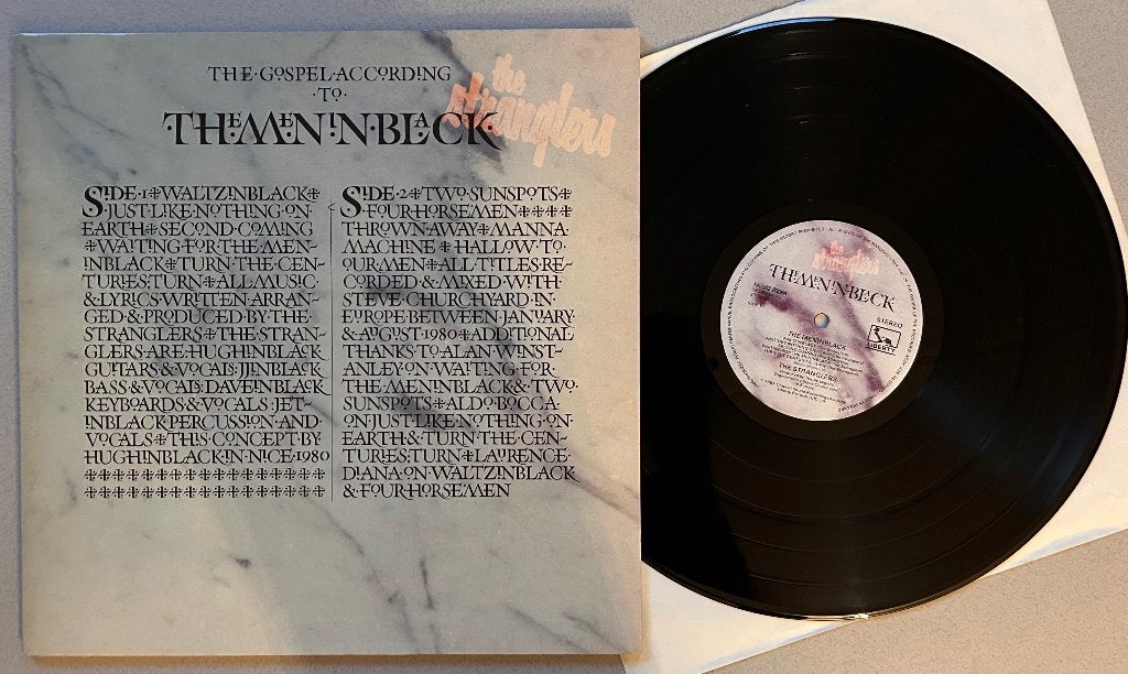 STRANGLERS - The men in black ( LP; NMINT ), LP, Ophalen of Verzenden, Zo goed als nieuw, Gatefold hoes