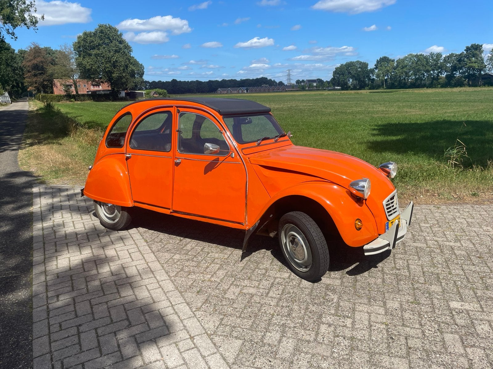 Citroën 2CV / Eend 1982 oranje, Voorwielaandrijving, 602 cc, Overige kleuren, Cabriolet