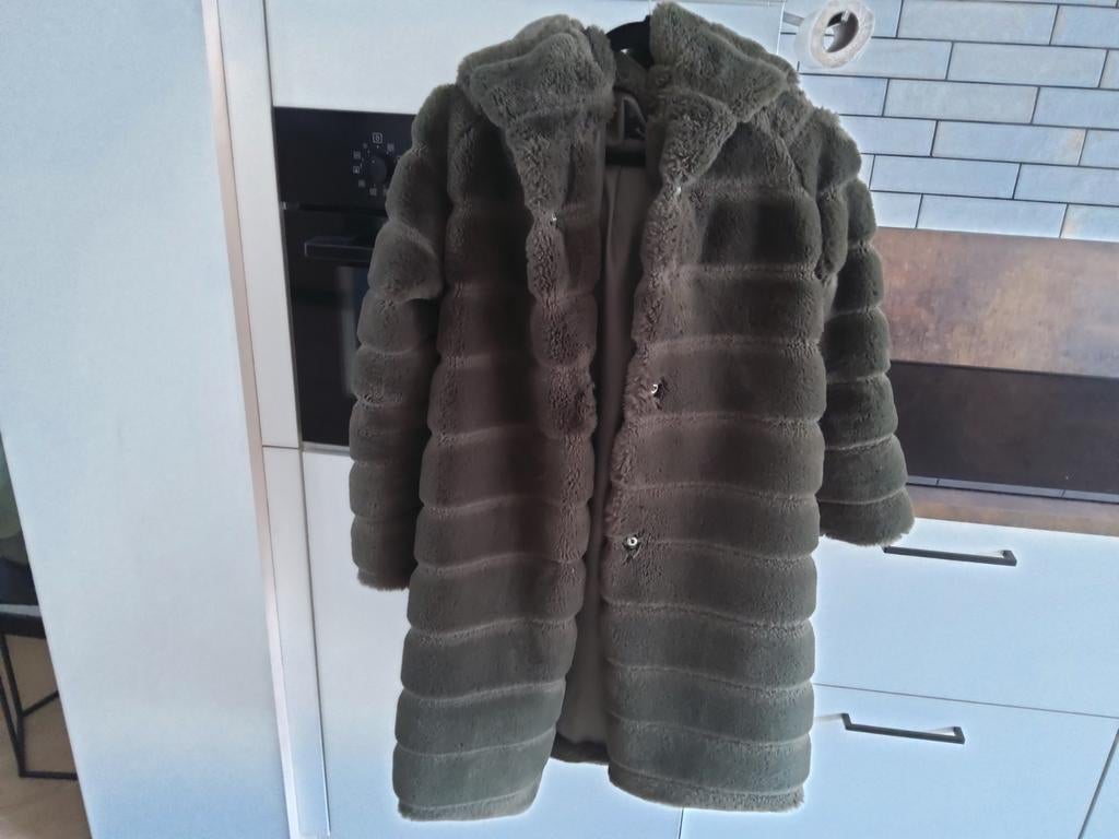 Winterjas maat 36/38 donkergroen, Kleding | Heren, Ophalen of Verzenden, Zo goed als nieuw, Maat 56/58 (XL), Groen