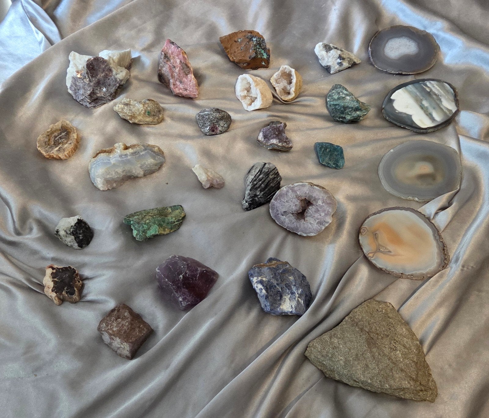 partij 3 mix mineralen, Verzamelen, Mineralen en Fossielen, Ophalen of Verzenden