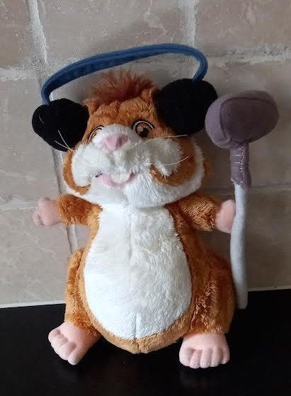 Knuffel AH hamster geluidsman, Verzenden, Zo goed als nieuw, Overige typen, Wasbaar
