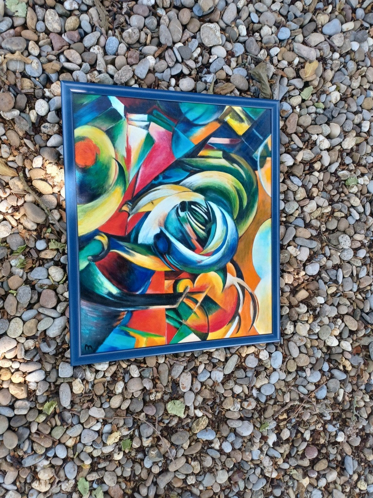 Franz Marc kopie "de Mandril", Ophalen of Verzenden