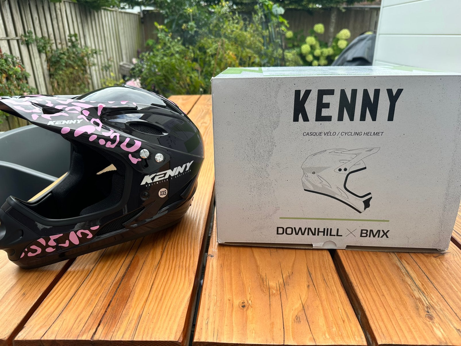 Kenny downhill BMX helm xxs, Ophalen of Verzenden, Zo goed als nieuw, XXS, Jongen of Meisje