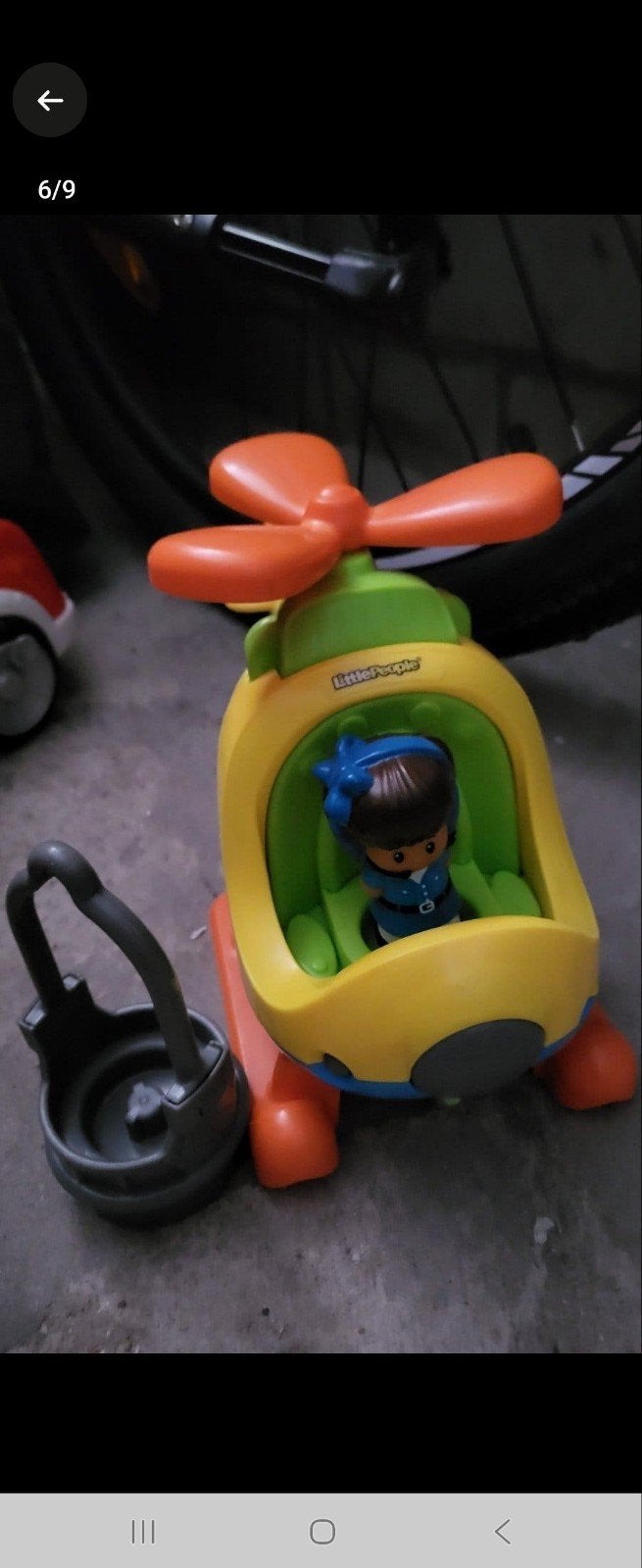 Fisher-Price Little People Helikopter met figuur, Ophalen of Verzenden
