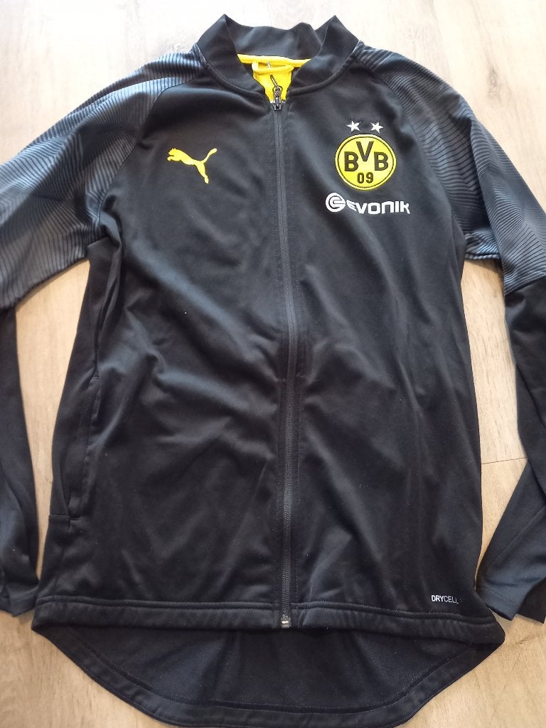 Borussia Dortmund trainingsjack Puma BVB 09, Maat XS of kleiner, Ophalen of Verzenden, Zo goed als nieuw, Trainingspak