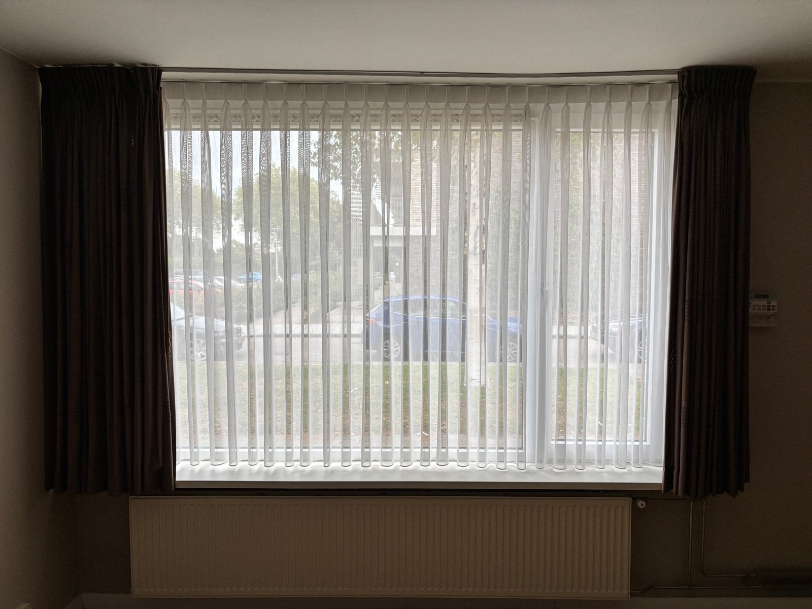 PRONTO HELMOND gordijnen voor het hele huis, Ophalen, Gebruikt, Overige merken, Bruin