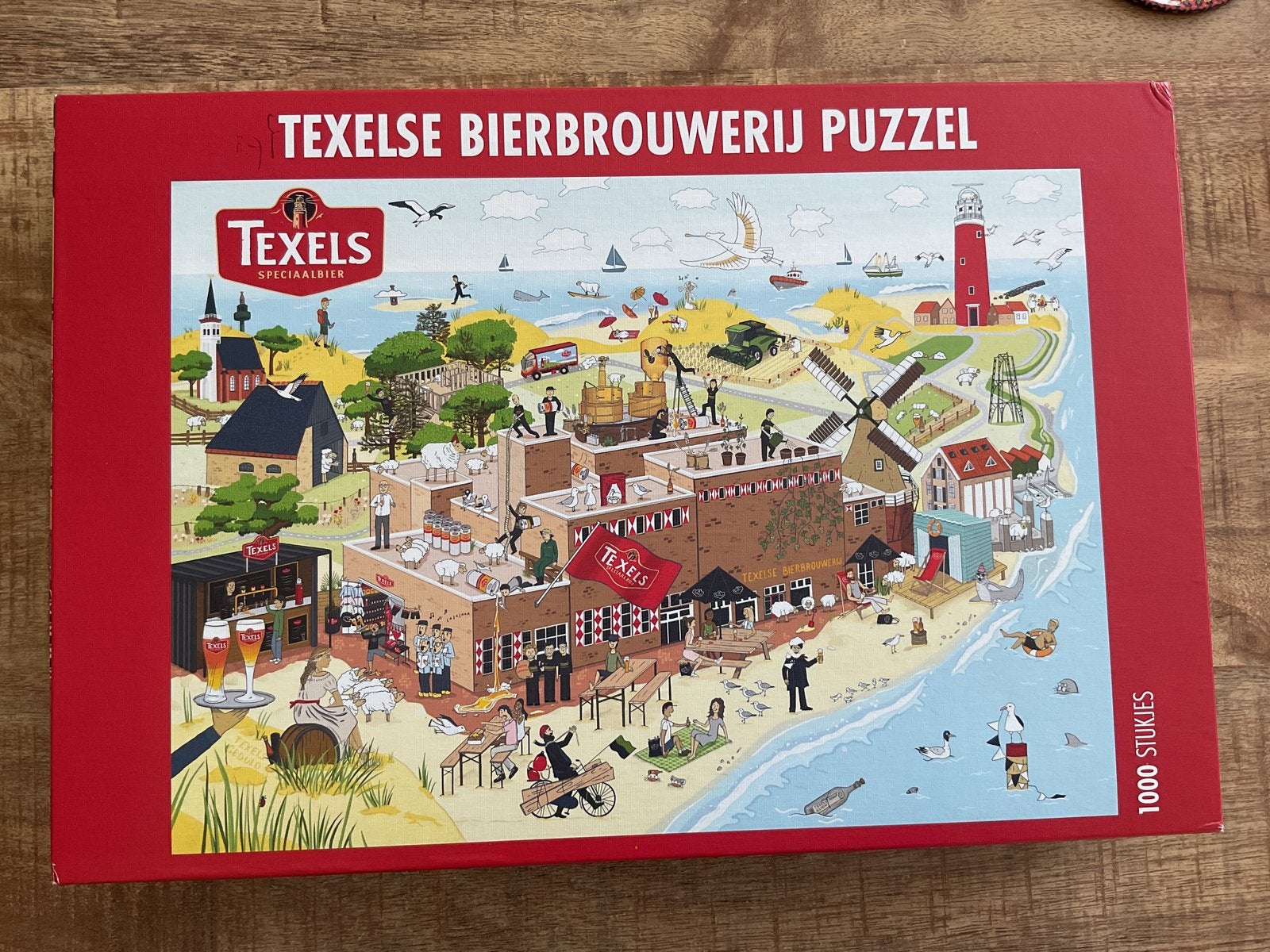 Puzzel Texelse Bierbrouwerij 1000, Ophalen of Verzenden, 500 t/m 1500 stukjes, Zo goed als nieuw