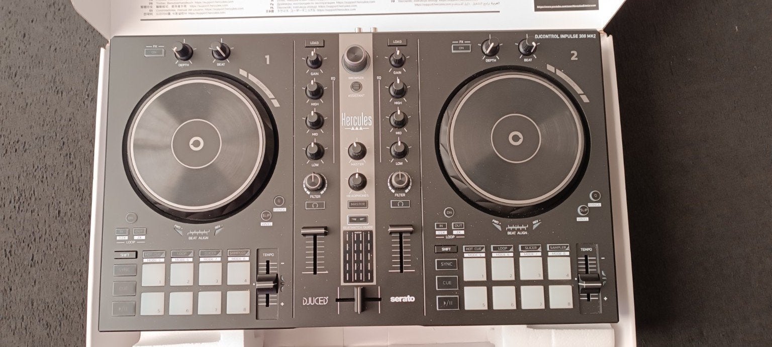 Hercules DJControl Inpulse 300 MK2  DJ Controller, Ophalen of Verzenden, Zo goed als nieuw, Overige merken