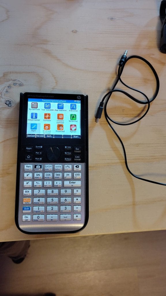 HP Prime Graphic Calculator, Ophalen of Verzenden, Grafische rekenmachine, Zo goed als nieuw