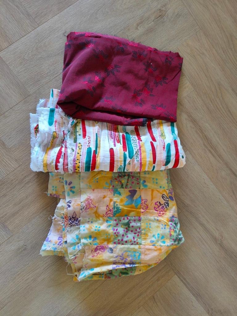 Gratis stoffen 3x, Ophalen, Overige kleuren, Katoen, 120 cm of meer