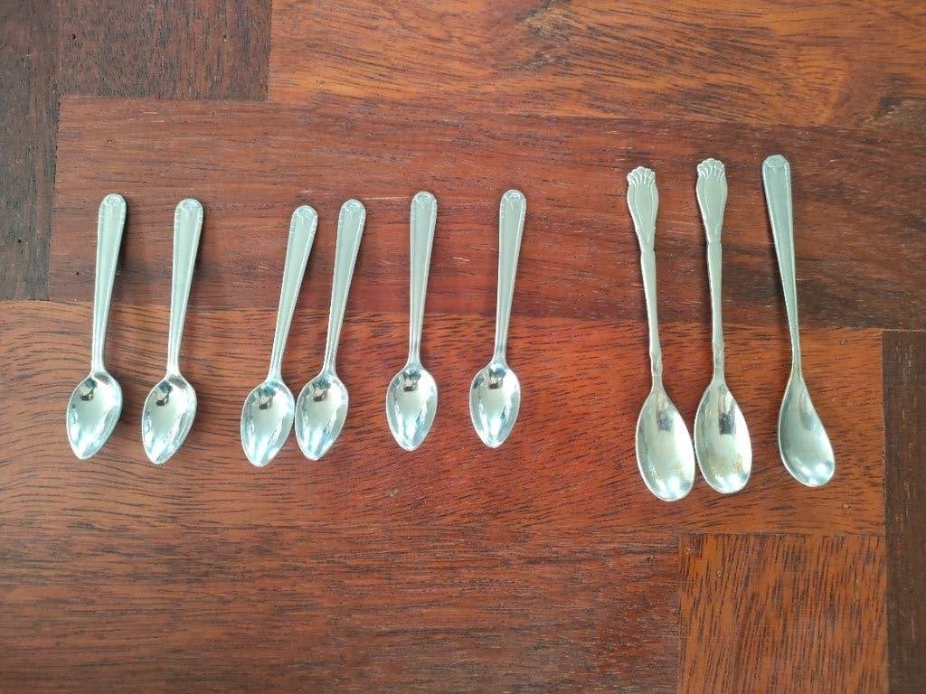 Vintage verzilverde lepels, Ophalen