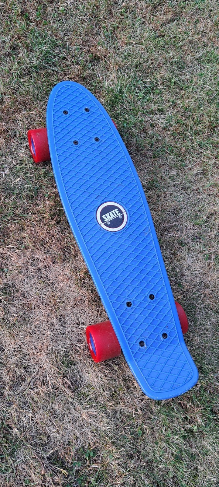 Skateboard. Blauw rood. nieuw, Ophalen, Nieuw, Skateboard