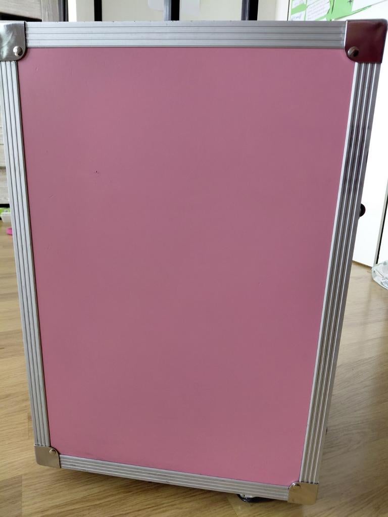 Roze pedicurekoffer, Ophalen, Gebruikt