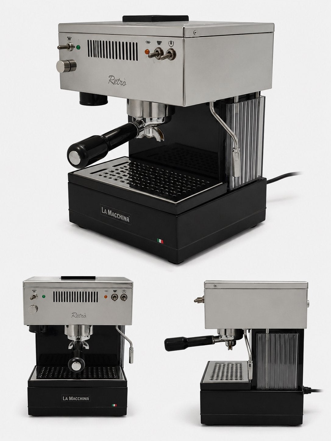 Quickmill Retrò 835 espressomachine met ingebouwde molen, Ophalen