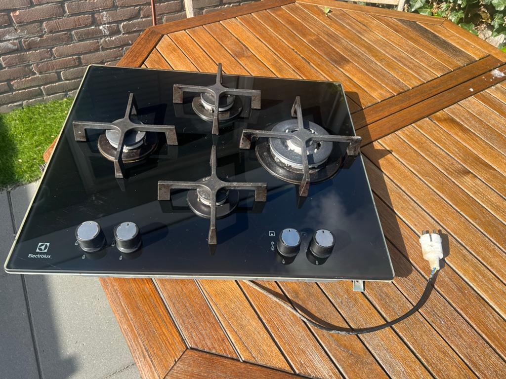 Electrolux gasfornuis, Ophalen, Gebruikt, 4 kookzones, Inbouw