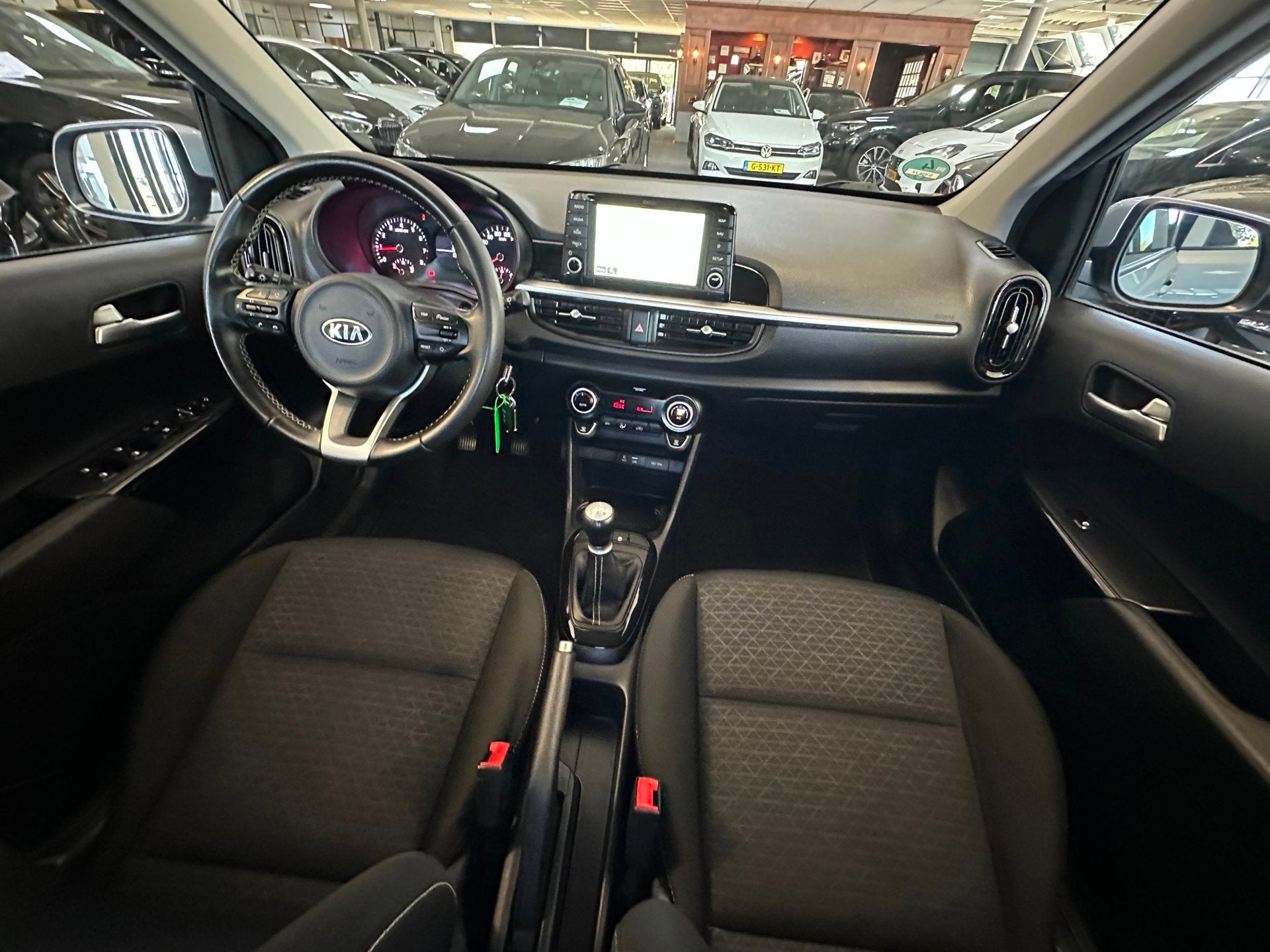Kia Picanto 1.0 MPi DynamicPlusLine/2E EIG/CAMERA/NAVI/NL-AU, Auto's, Kia, Voorwielaandrijving, Stof, Gebruikt, Euro 6