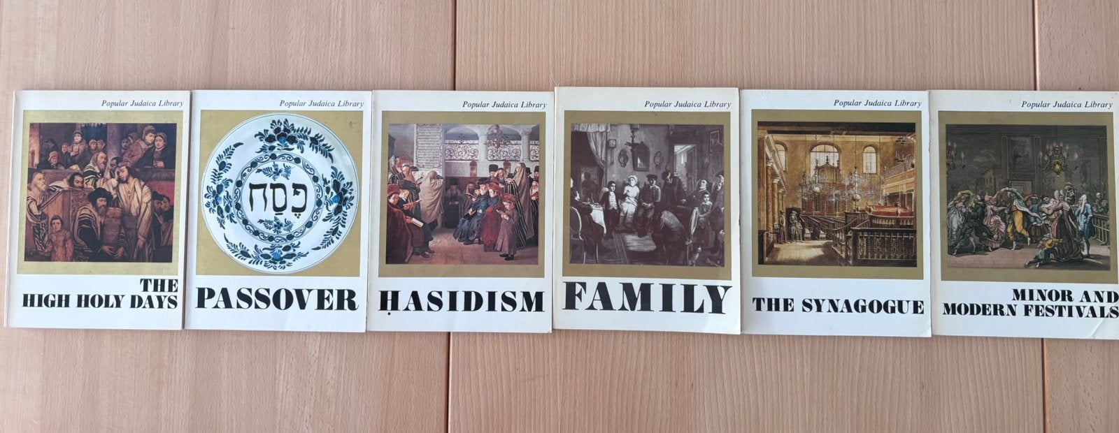 Zes delen van de Popular Judaica Library, Boeken, Ophalen, Gelezen, Jodendom