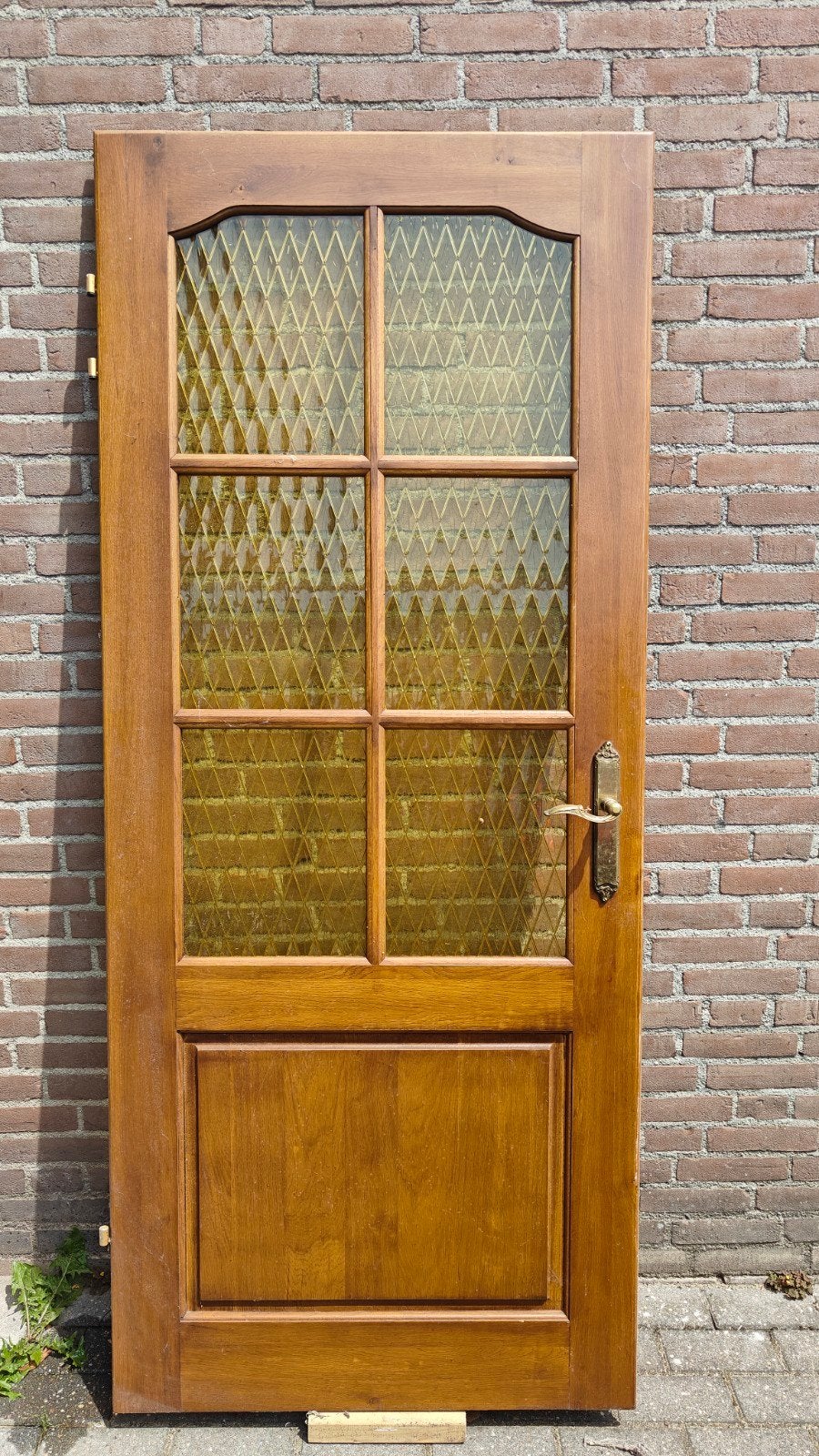 Eiken houten deur 83x201cm - gratis afhalen, Doe-het-zelf en Verbouw, Deuren en Horren, Ophalen, Binnendeur, 200 tot 215 cm