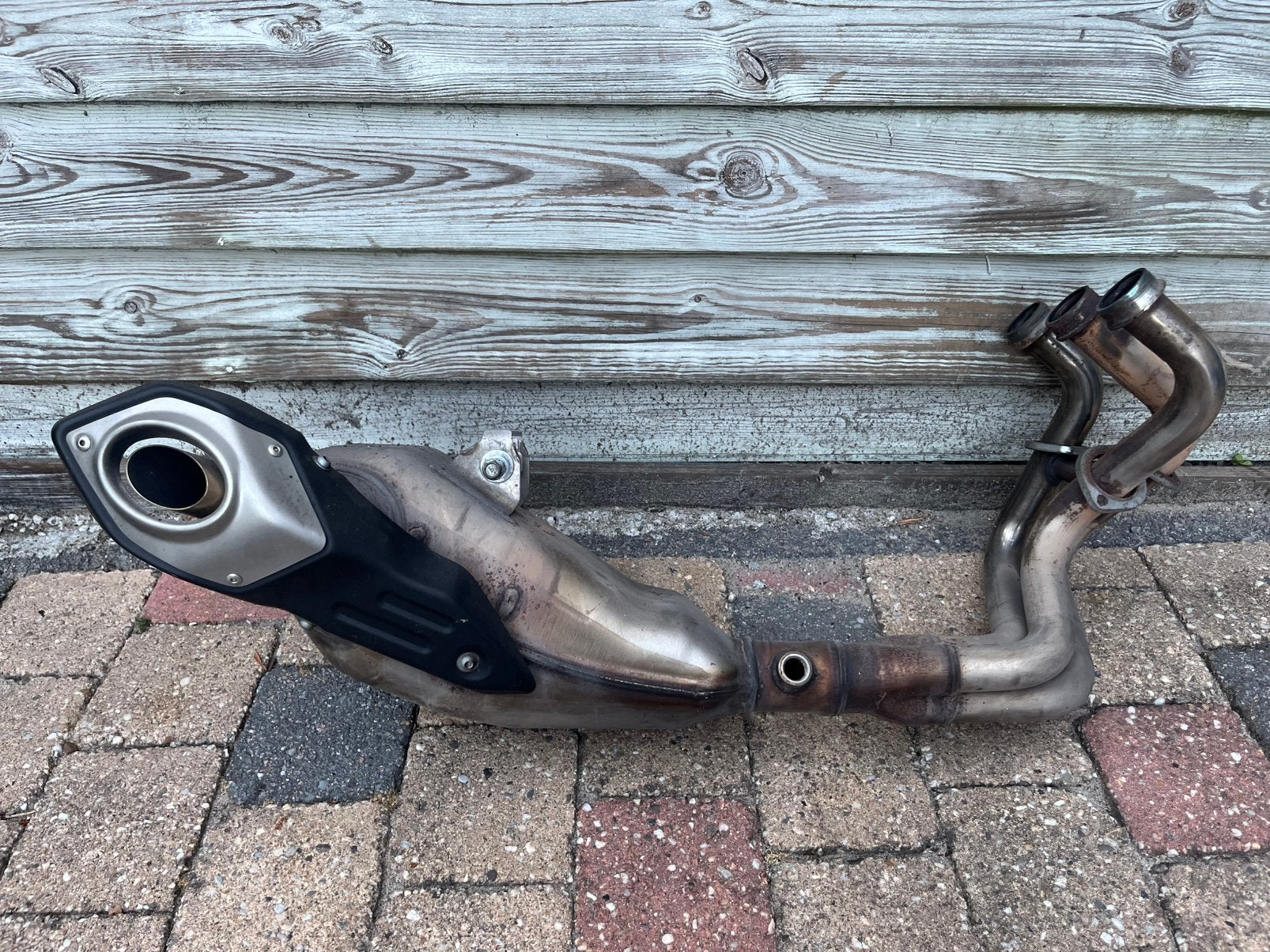 Uitlaatsysteem Yamaha MT-09, Motoren, Ophalen, Gebruikt