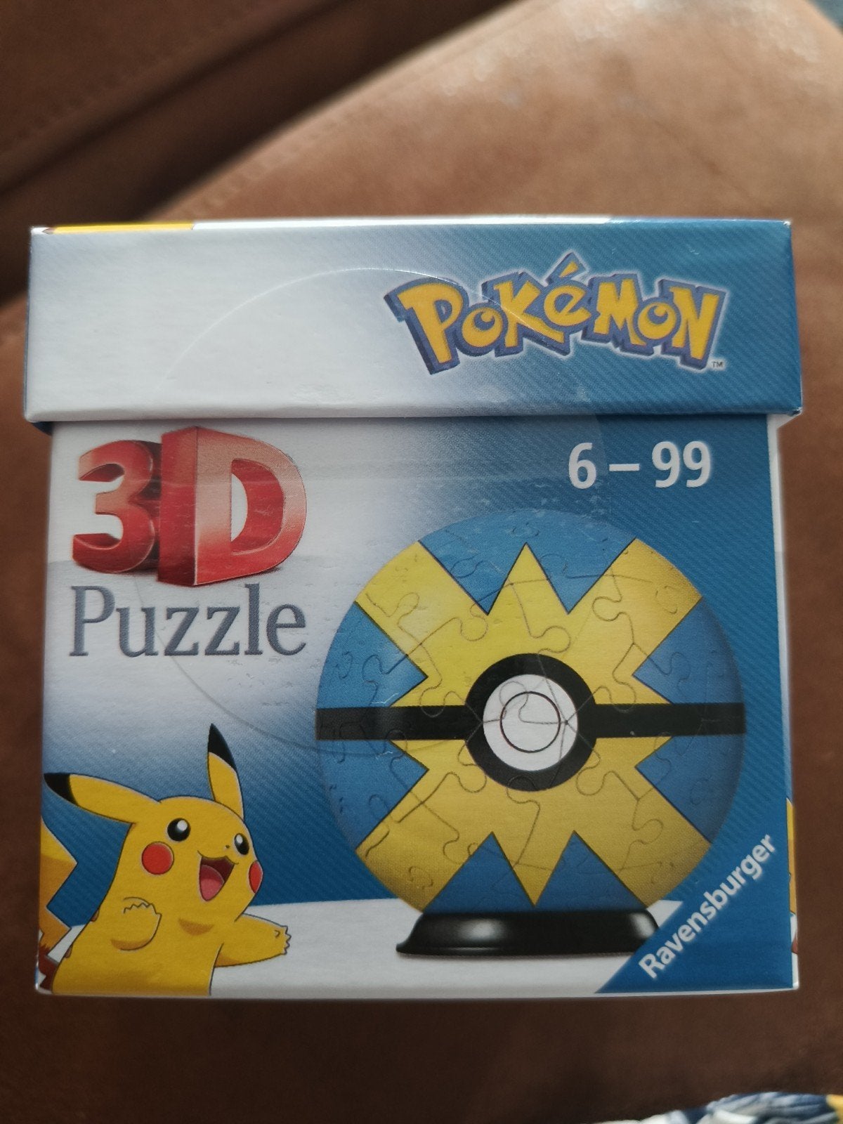 Ravensburger Pokémon 3D puzzel Quick Ball, Ophalen of Verzenden, Nieuw