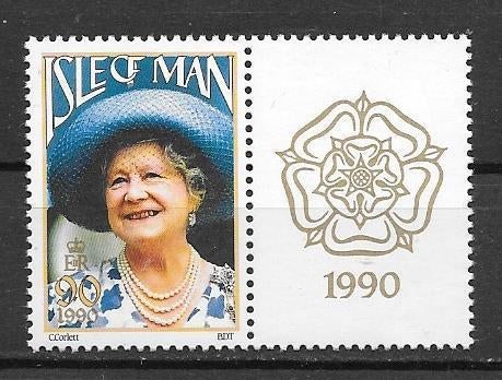 UK - Man 1990  Koningin moeder, Verzenden, Postfris