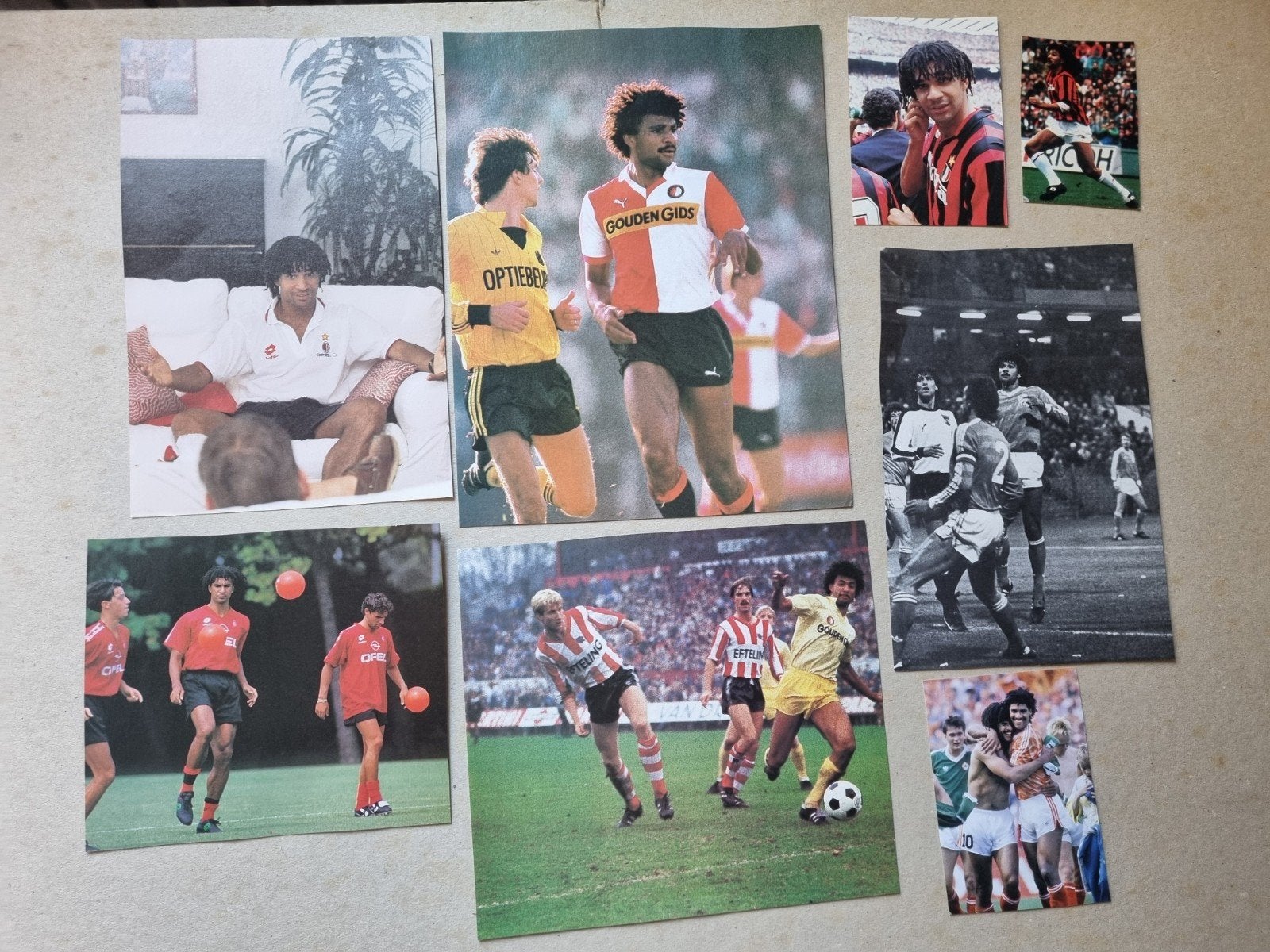 Ruud Gullit PSV Feyenoord Oranje foto knipsel VI verzameling, Ophalen of Verzenden