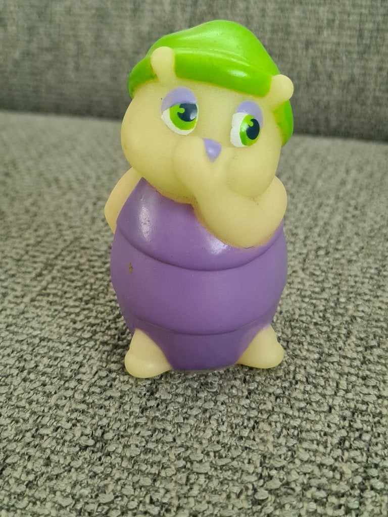 Glo friends worm glow in the dark vintage Playskool poppetje, Gebruikt, Ophalen of Verzenden, Playskool, Nvt