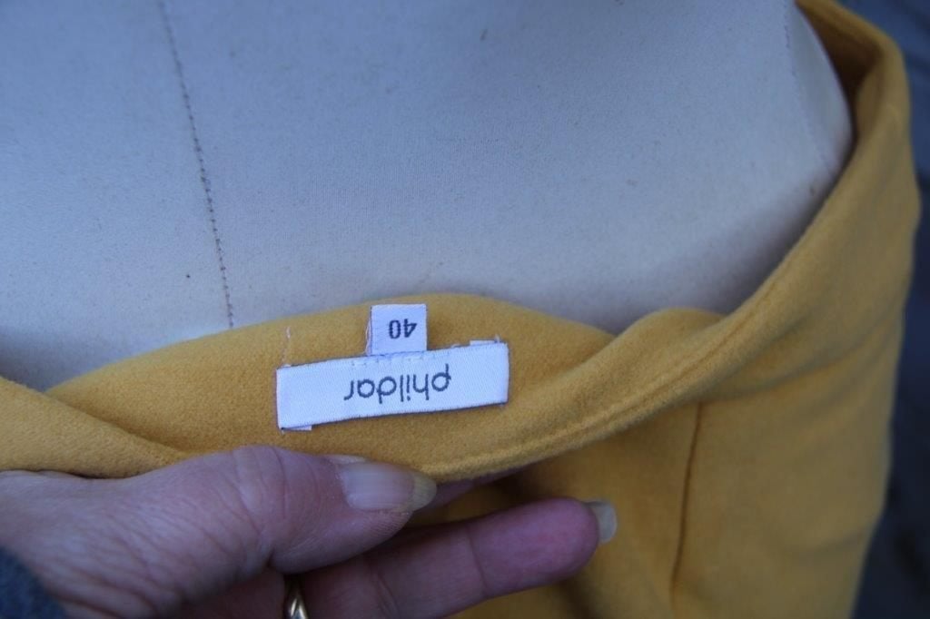 Rok oker Phildar mt F40 (EU38) vaste prijs, Maat 38/40 (M), Phildar, Geel, Ophalen of Verzenden
