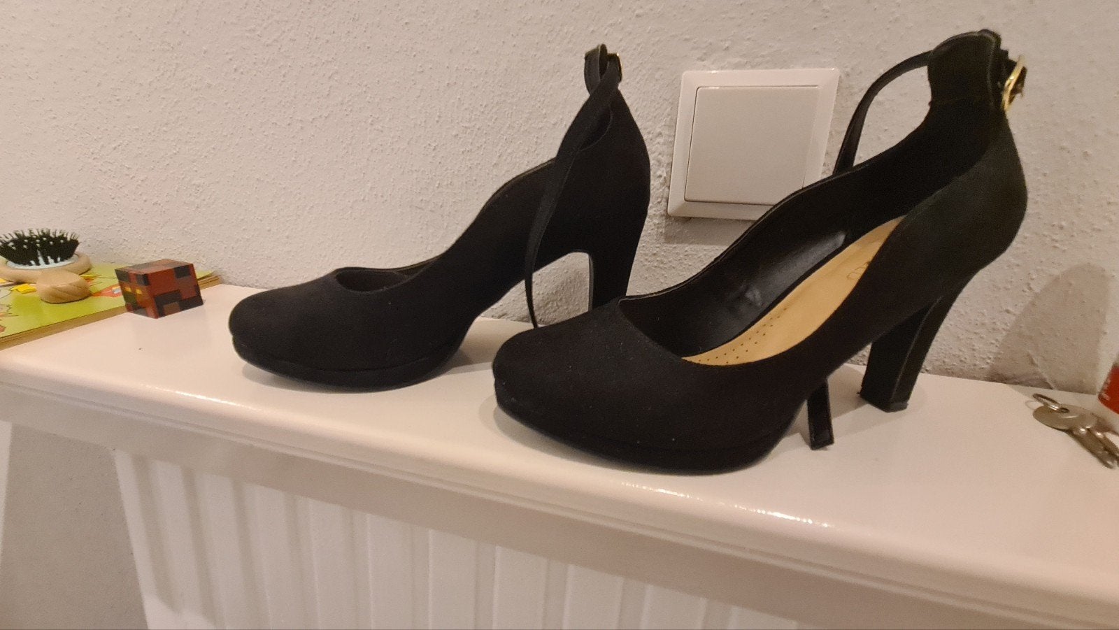 Zwarte pumps met enkelbandje - Maat 37, ANNA FIELD, Pumps, Zwart, Ophalen of Verzenden