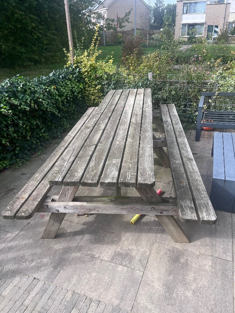 Picknick tafel, Ophalen, Gebruikt, Hout