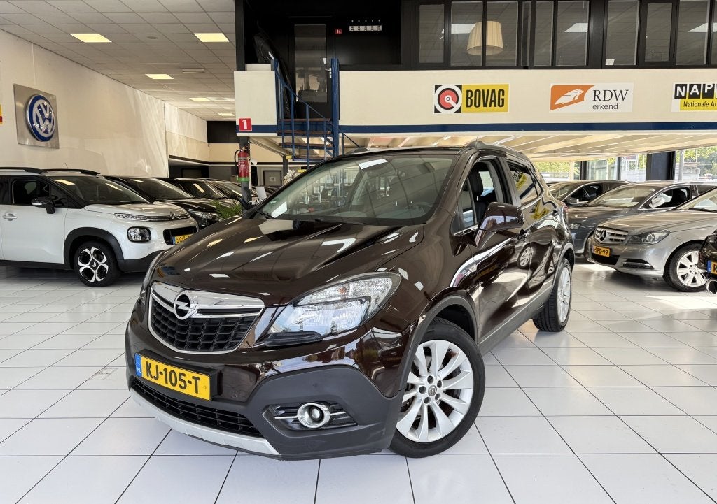 Opel Mokka 1.4 T Cosmo Bovag Garantie NAP (bj 2015), Gebruikt, Euro 6, 4 cilinders, Bruin