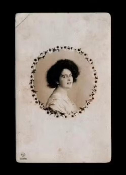 Oude ansichtkaart Fantasie Vrouw Terwispel Oosterhof., Ophalen of Verzenden, Voor 1920, Gelopen, Overige thema's