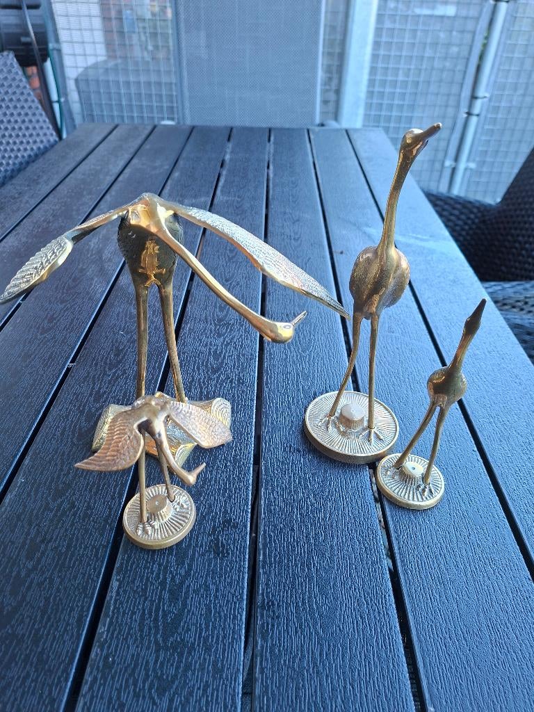 Kraanvogels, Antiek en Kunst, Antiek | Koper en Brons, Ophalen of Verzenden