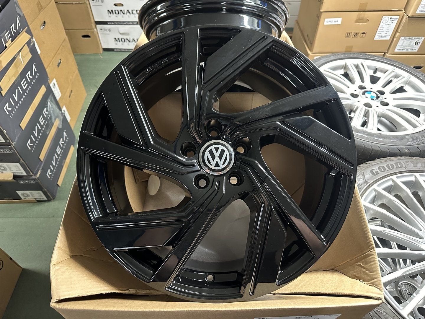 NIEUW 19inch Black Audi VW Seat BMW RS Style Velgen! 5x112