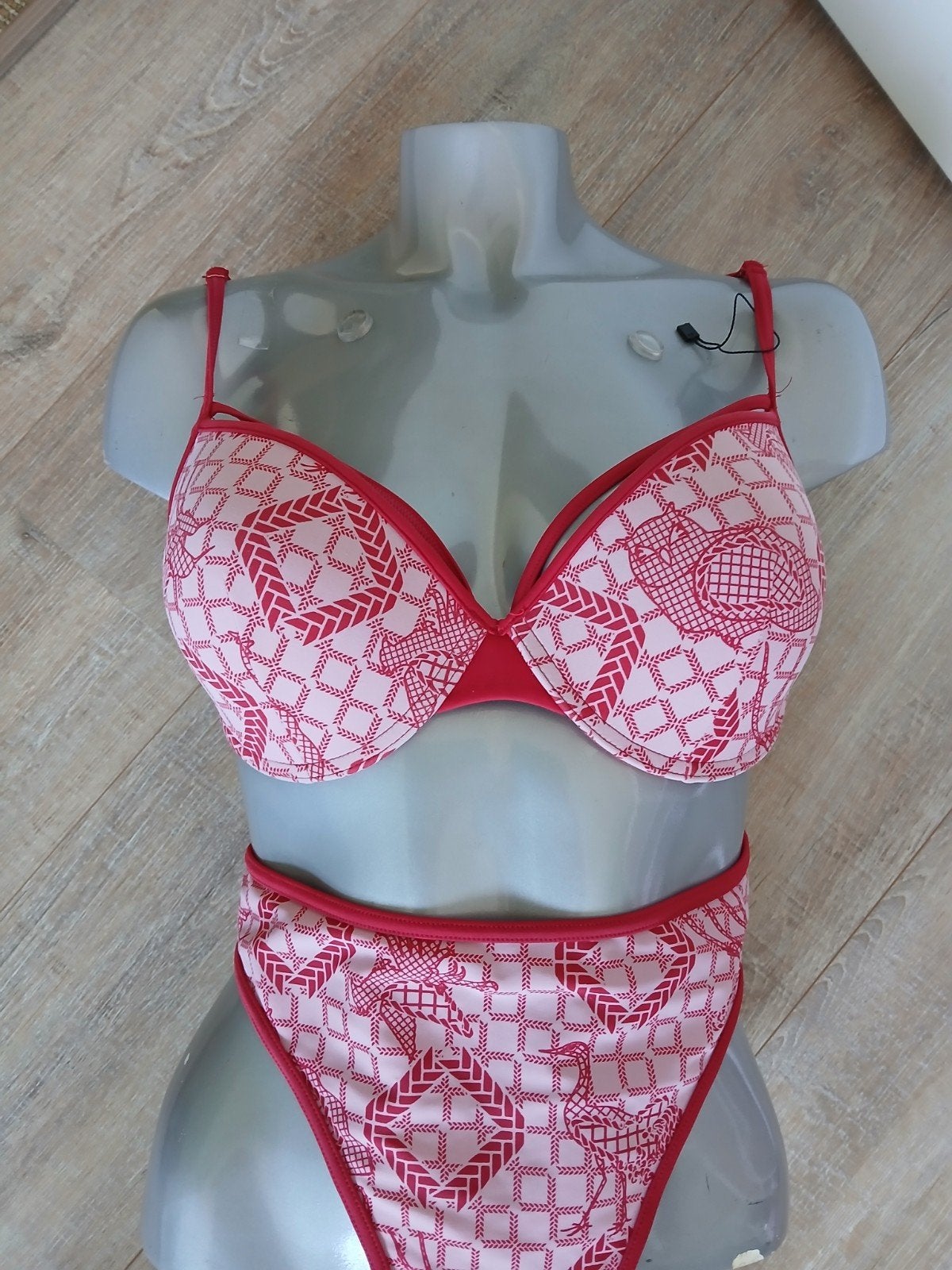 Marlies Dekkers Bikini Set Rood/Roze Maat L 80c, Kleding | Dames, Marlies Dekkers, Ophalen of Verzenden, Zo goed als nieuw, Bikini