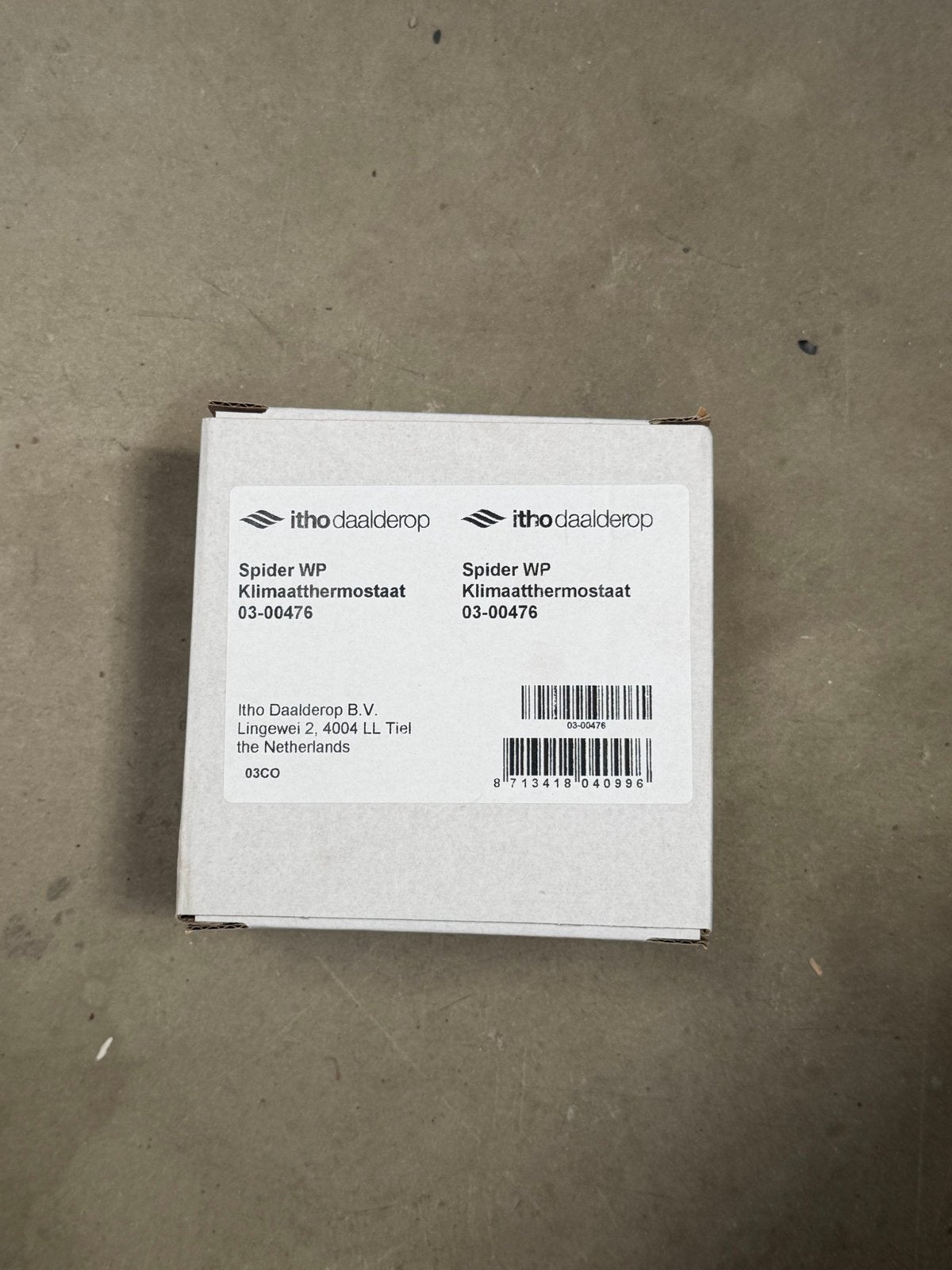 Itho Daalderop Spider WP Klimaatthermostaat 03-00476 Nieuw, Ophalen of Verzenden, Nieuw