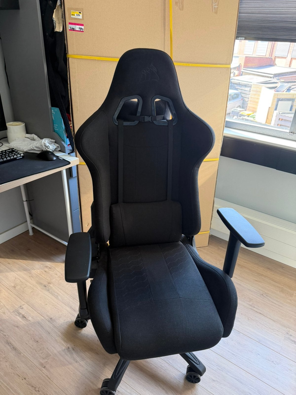 Corsair TC100 Relaxed Black, Ophalen, Zo goed als nieuw, Zwart