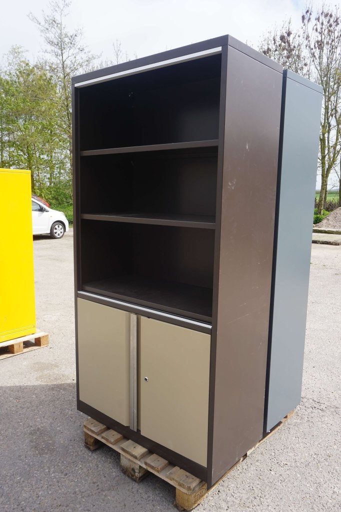 Half open kast archiefkast gereedschapskast Magazijnkast, Huis en Inrichting, Kasten | Roldeurkasten en Archiefkasten, Gebruikt