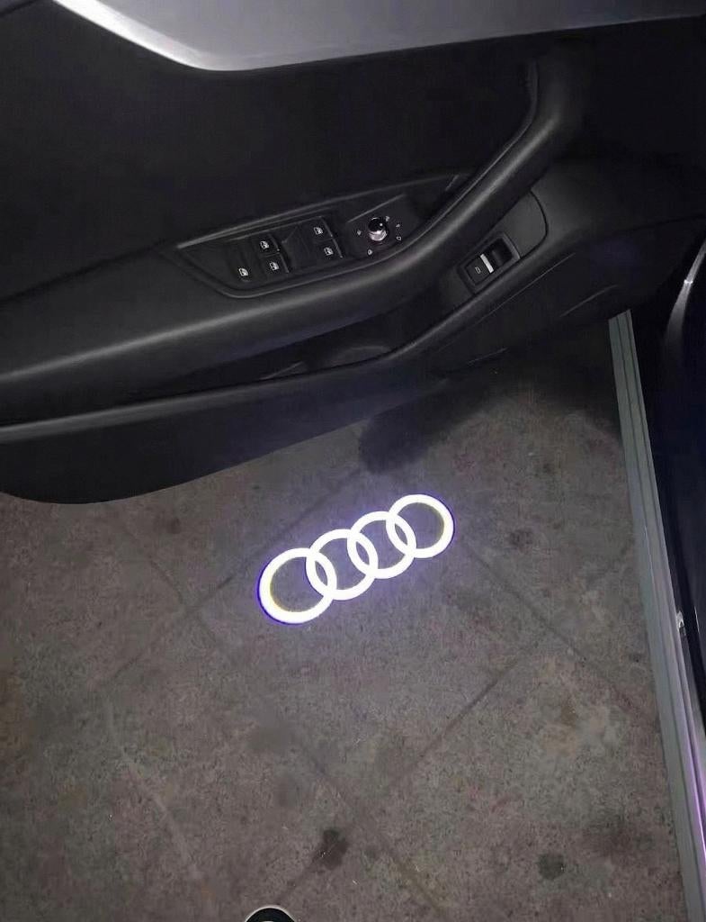 Audi Logo Deurlichten / Instapverlichting, Auto diversen, Tuning en Styling, Ophalen of Verzenden