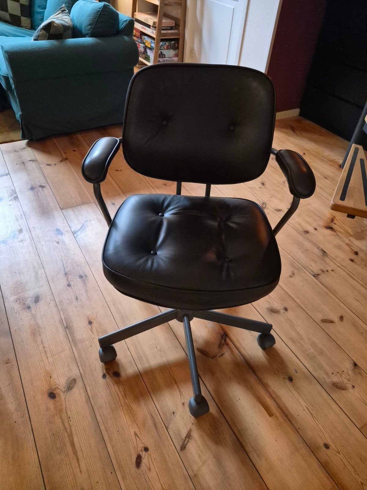 Ikea ALEFJÄLL bureaustoel, Ophalen of Verzenden, Zo goed als nieuw, Zwart