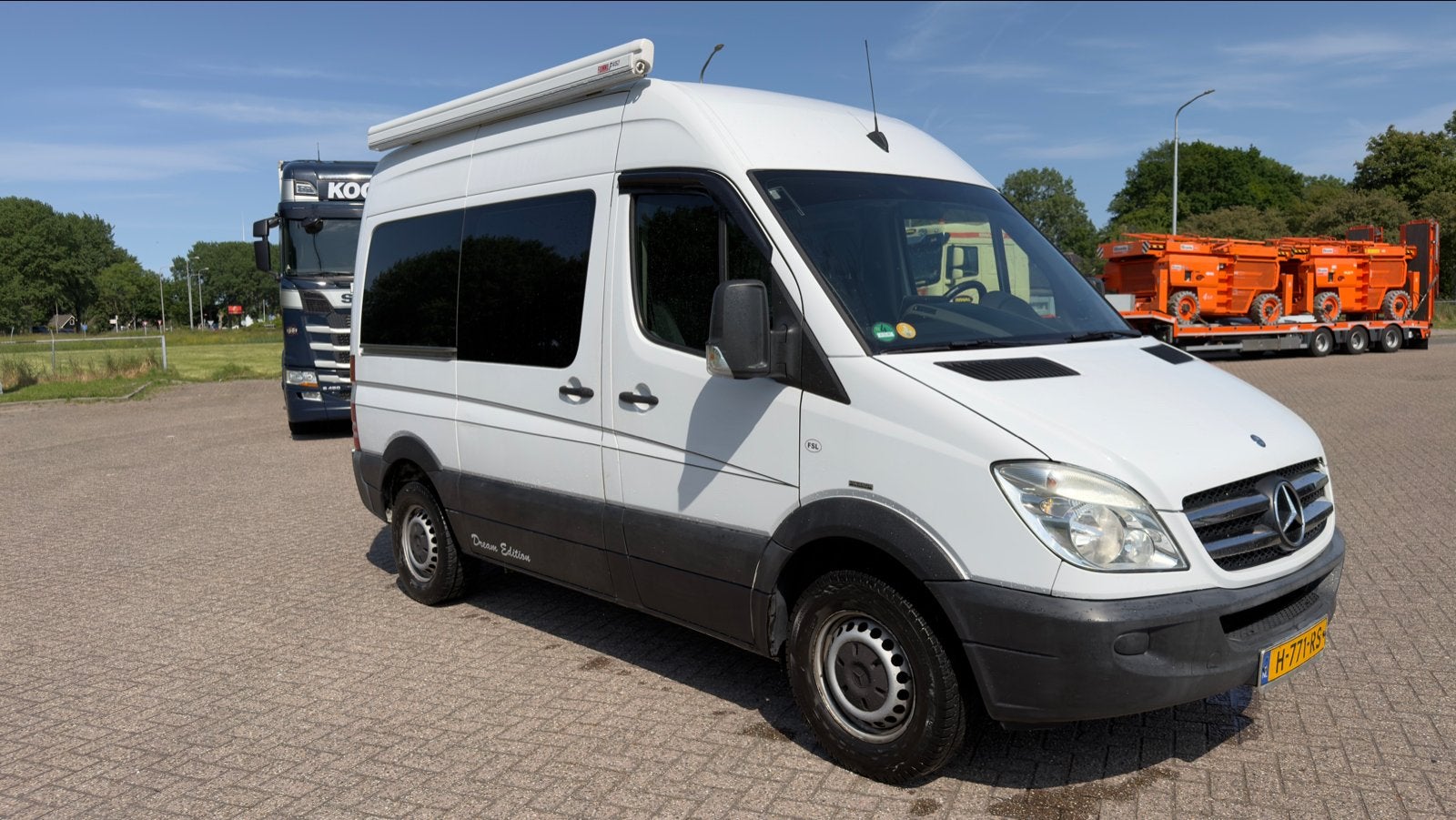 Nette Mercedes Sprinter Camper 2009 met veel opties, Caravans en Kamperen, Campers, Particulier, Buscamper of Camperbus, Mercedes-Benz