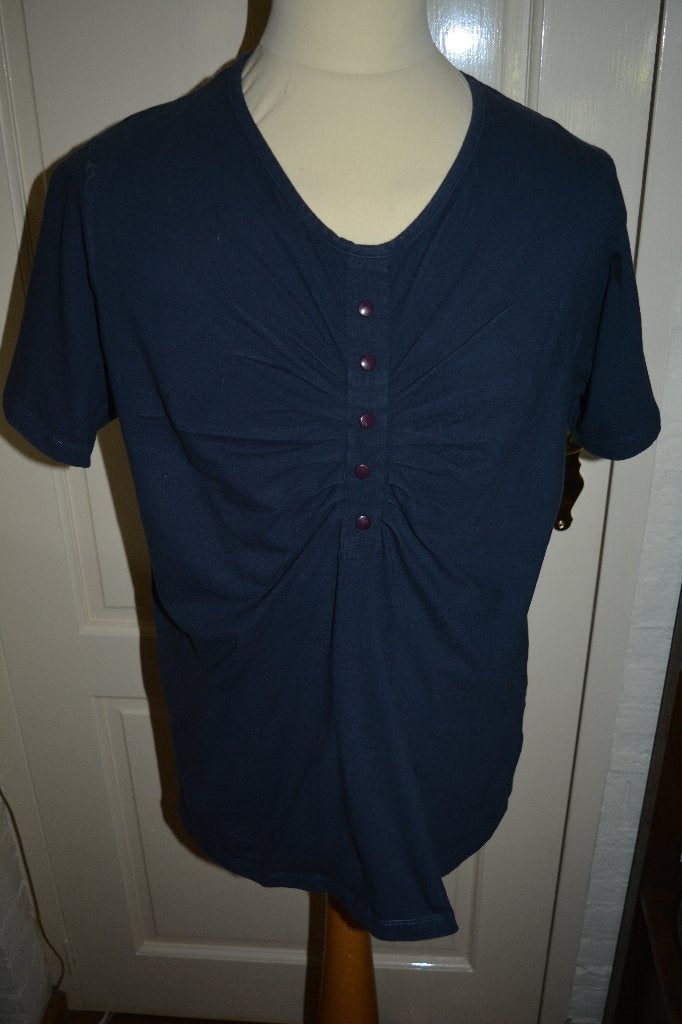 RM mode, mooi blauw shirt, maat 44/46, Kleding | Dames, Blauw, 'RM, Maat 42/44 (L), Ophalen of Verzenden