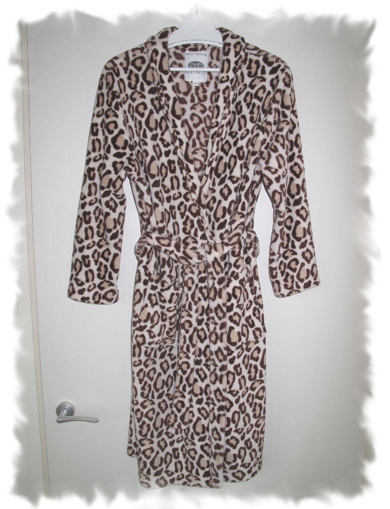 Fleece ochtendjas / badjas – maat S/M, Ophalen of Verzenden, Gedragen, Maat 36 (S)